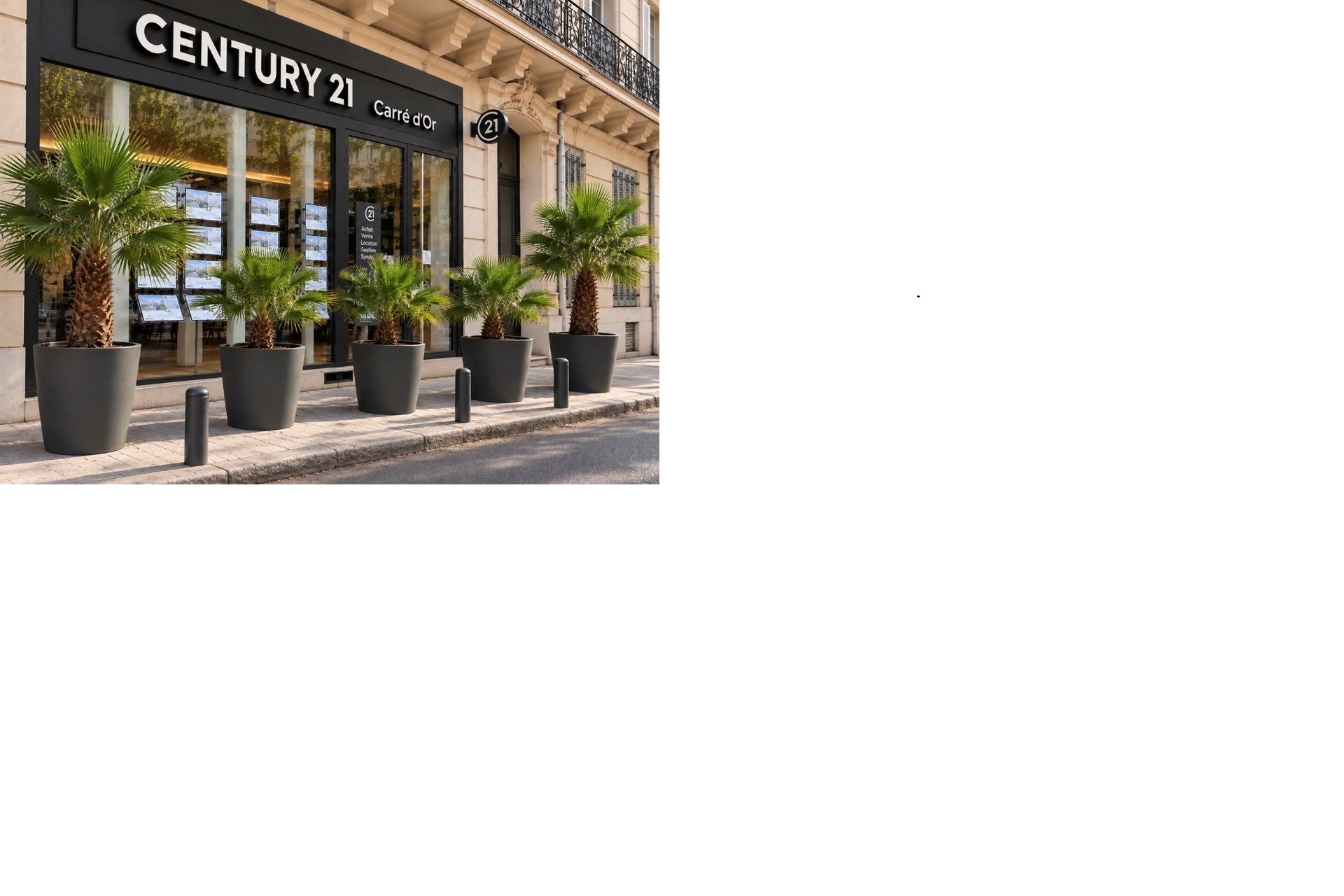 Agence immobilière CENTURY 21 Carré d'Or - Façade