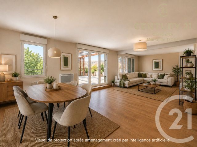 Appartement F5 à vendre - 5 pièces - 185.32 m2 - MARSEILLE - 13007 - PROVENCE-ALPES-COTE-D-AZUR - Century 21 Carré D'Or