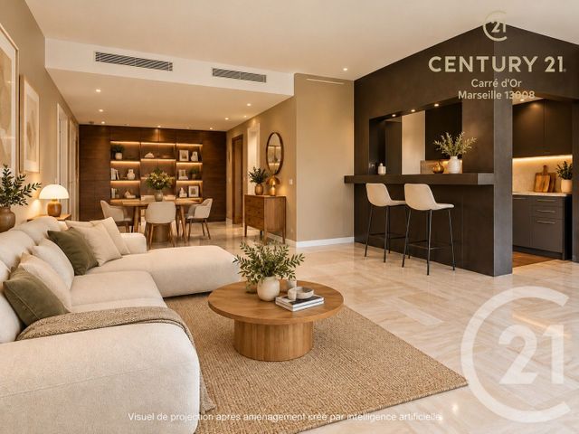 Appartement T2 à vendre - 2 pièces - 75.07 m2 - MARSEILLE - 13008 - PROVENCE-ALPES-COTE-D-AZUR - Century 21 Carré D'Or